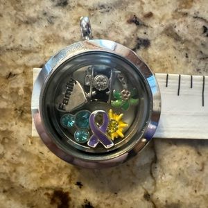 Origami Owl Necklace and Gems
